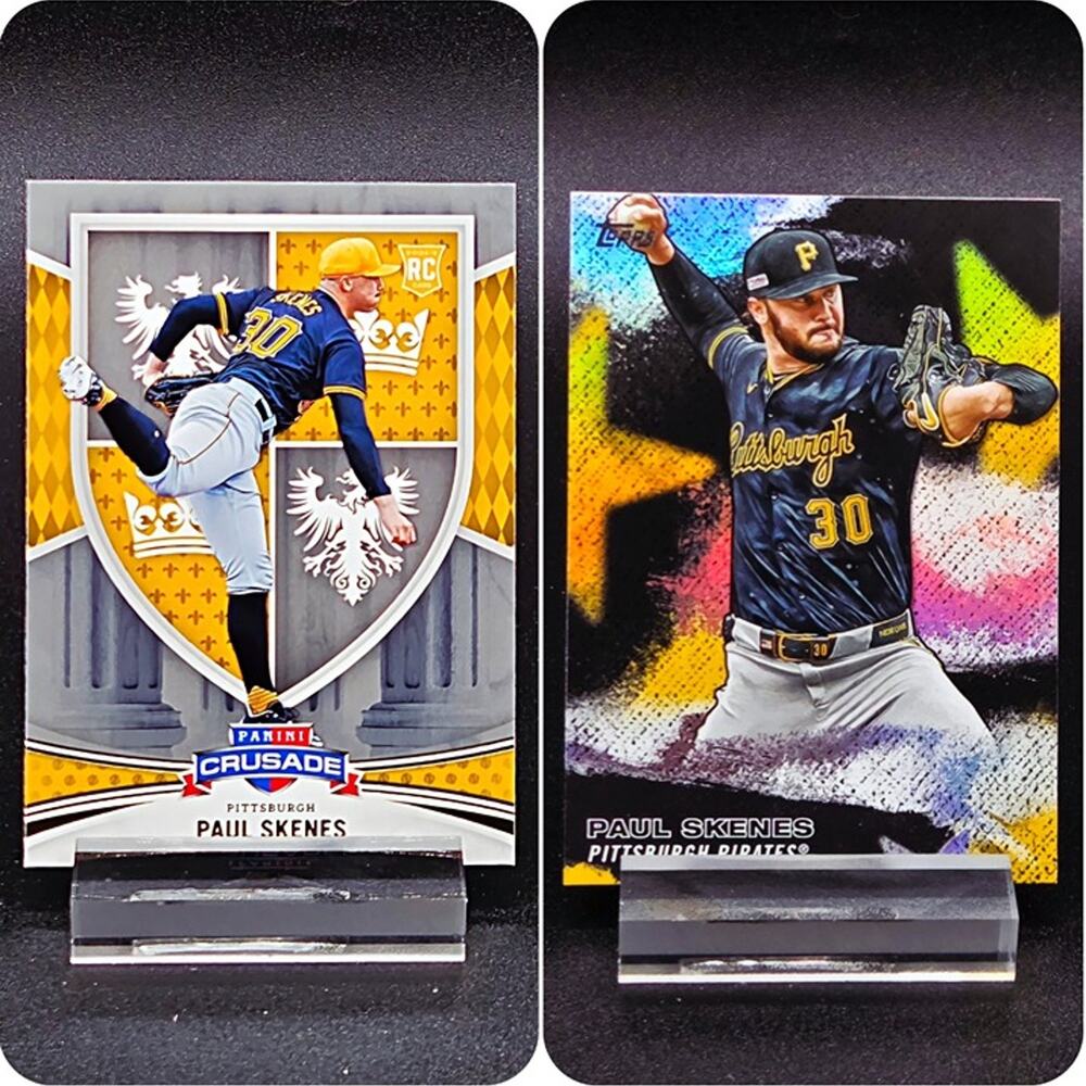 Paul Skenes Topps Stars Crusade Gold RC Pittsburgh Pirates Star Rookie